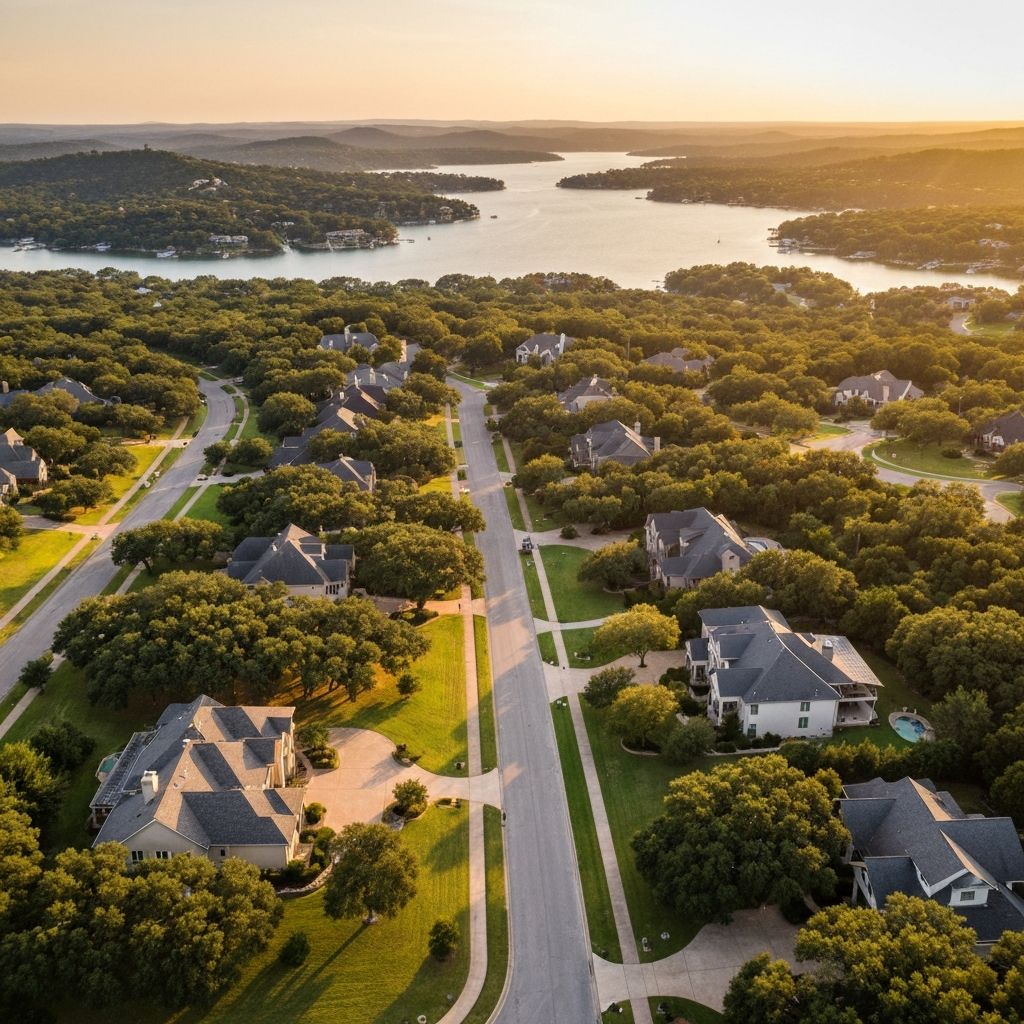 Westlake Hills neighborhood in Austin TX